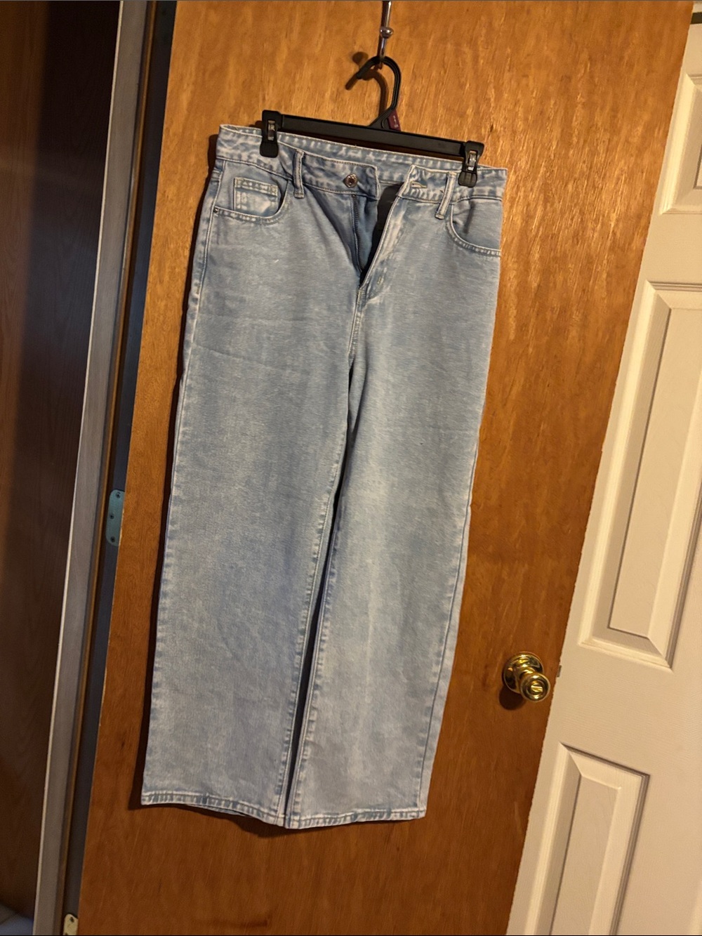 SHEIN Light Blue Straight Leg Women's Jeans